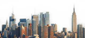 New York skyline featuring the Empire State Building